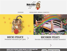 Tablet Screenshot of miciofelice.com